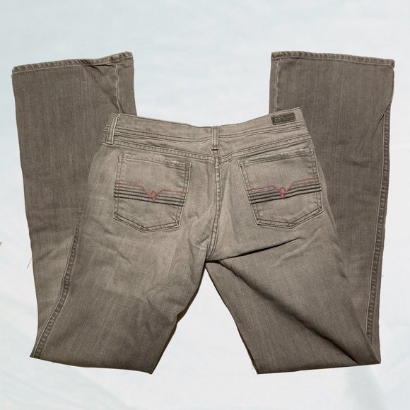 Citizens of Humanity CoH Gray Ingrid Flare Jeans Concord #198 Stretch - Picture 1 of 15